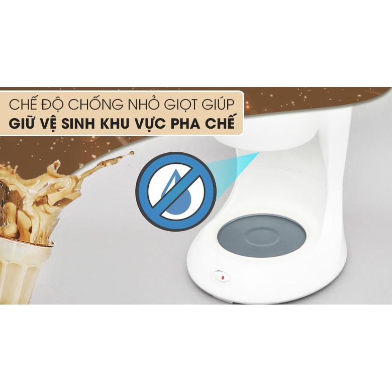 Máy pha cà phê Philips HD7447, Công suất 1000W, kiểu dáng hiện đại, phù hợp quán cafe nhỏ và gia đình