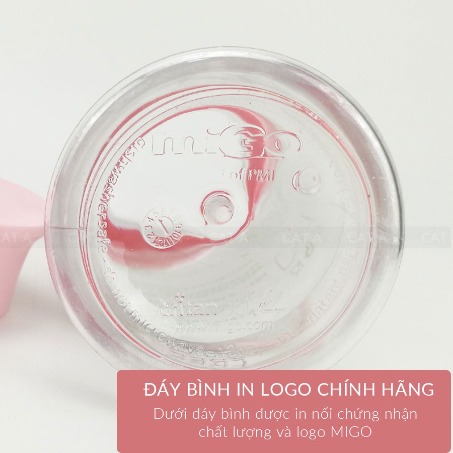 Bình đựng nước, bình nước bằng Nhựa BPA FREE MIGO Cao cấp - 1521 - An toàn, trong suốt, có rây lọc, quai xách TA4 | BigBuy360 - bigbuy360.vn