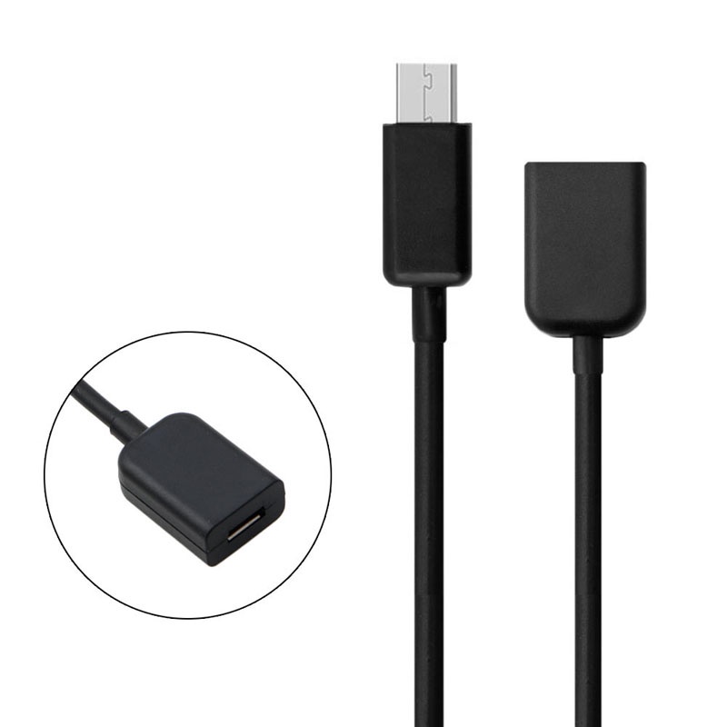 Bộ Chuyển Đổi OTG Micro USB Cái Sang Micro Đực Thông Dụng