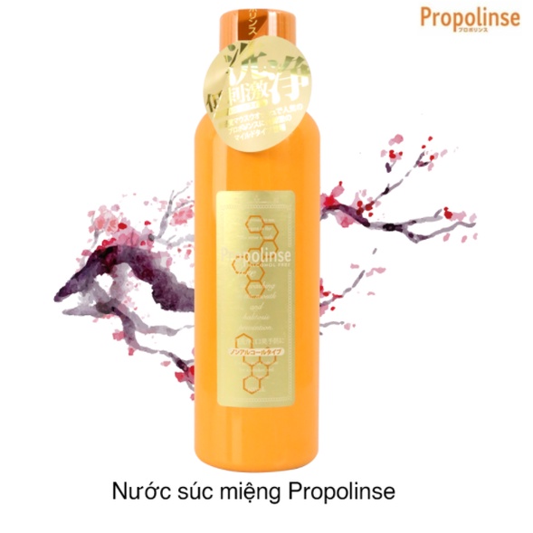 Nước súc miệng Propolinse chai 600ml đủ 5 loại - Nhật Bản