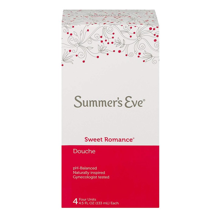 Bộ dụng cụ vệ sinh phụ khoa Summer's Eve Douche Sweet Romance, 4 x 133ml