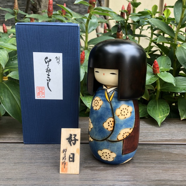 Búp bê Kokeshi, búp bê gỗ handmade hàng chính hãng Nhật Bản