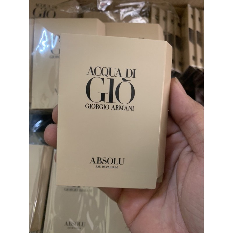 Nước hoa vials Acqua Di Giò absolu edp 1.2ml