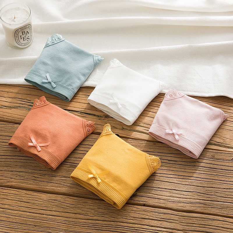 Set 5 Quần Lót Nữ Cotton màu trơn kháng khuẩn thoáng mát nữ tôn dáng xuất Nhật mẫu PASANA004 | BigBuy360 - bigbuy360.vn