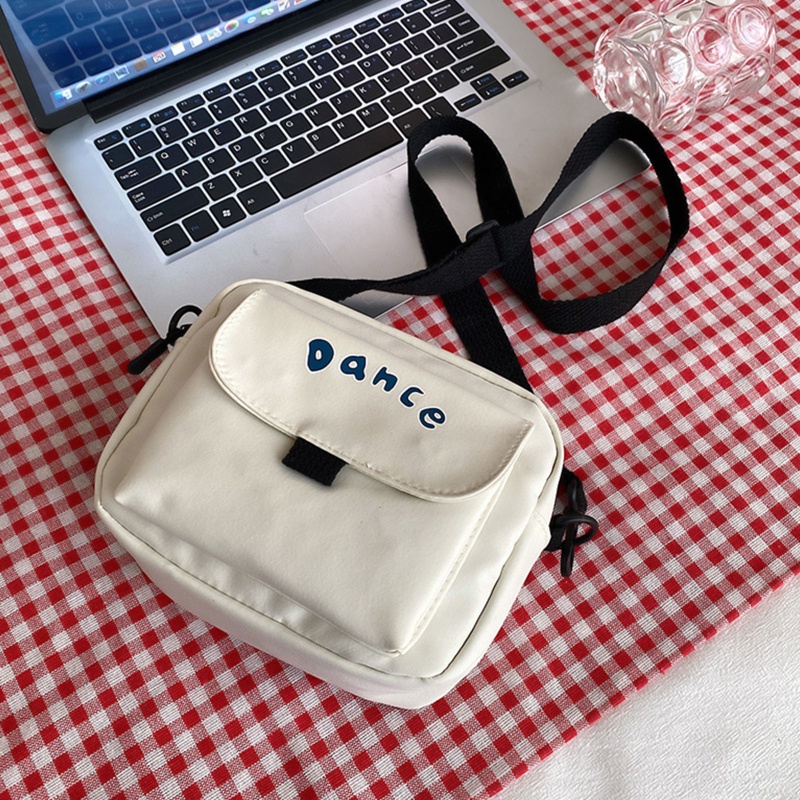 Túi Đeo Chéo Vai Bằng Nylon Có Khóa Kéo Sức Chứa Lớn Thiết Kế Đơn Giản Nhẹ Nhàng Cho Nữ