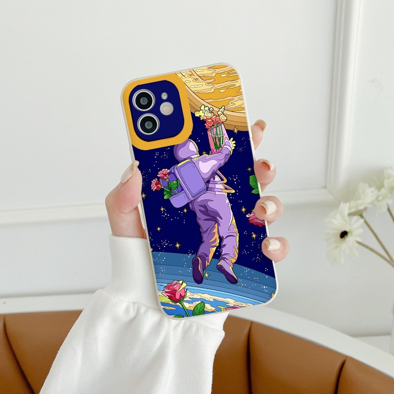 Ốp iphone DU HÀNH LÃNG MẠN ốp vuông iPhone 12 8plus x 11promax 7plus 8 6 6Plus 7Plus 8Plus X Xs Max 13 Promax tr202