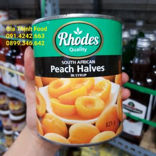 Đào ngâm lon Rhodes