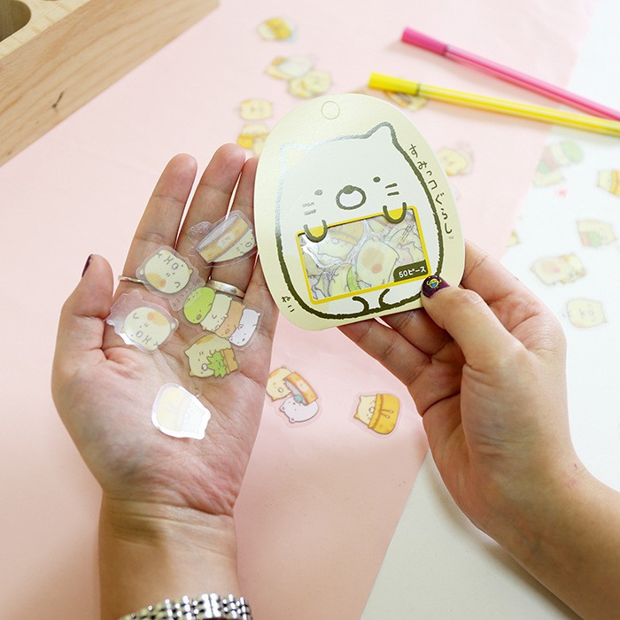 Set 40 50 Miếng Sticker Dán Mẫu Động Vật - Nhãn Dán Hoạt Hình Trang Trí Sổ Tay, Điện Thoại,...