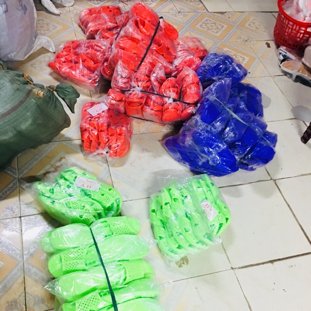 Combo dép tổ ong