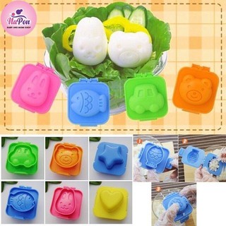 Khuôn ép cơm, khuôn tạo hình cơm, tạo hình trứng ngộ nghĩnh cho bé ăn dặm kiểu Nhật.