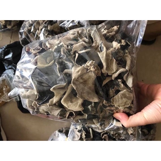 Mộc nhĩ Tai To cắt chân (nấm mèo)500g,200g,100gr