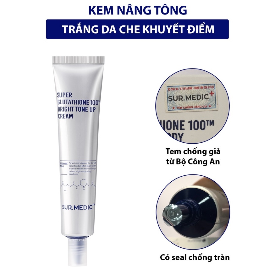 SUR.MEDIC Bộ Dưỡng Face &amp; Body Chuẩn Hàn Quốc