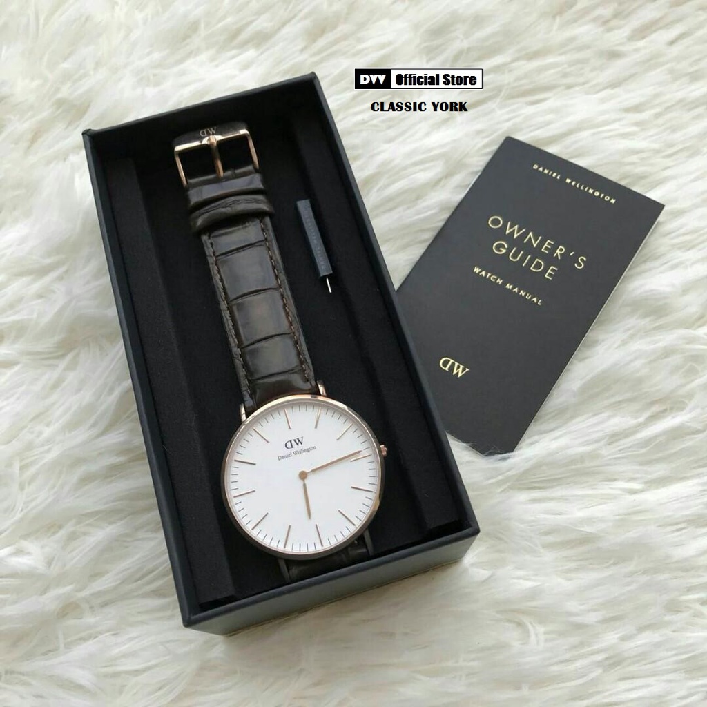 Đồng hồ nam nữ Daniel Wellington CLASSIC YORK - DW chính hãng full box