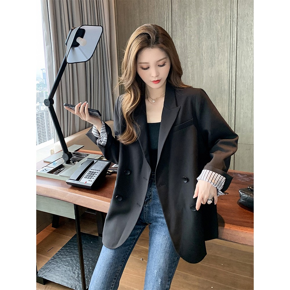 [DORYPONY] ÁO KHOÁC BLAZER TRƠN TAY SỌC DODO KOREAN STYLE SUIT – AK113 (2 màu) | Có up ảnh thực tế | BigBuy360 - bigbuy360.vn