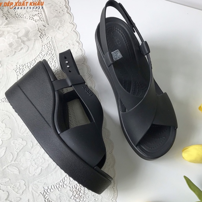 Sandal Cross Nữ Brooklyn High Wedge Đế Cao 9P Nhiều Màu