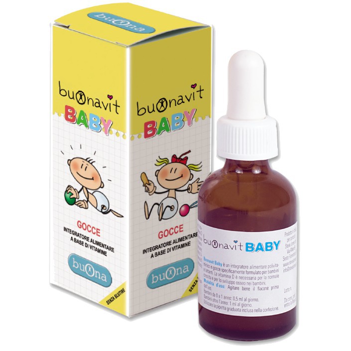 [Kèm Quà Tặng] Buonavit Baby - Vitamin tổng hợp dạng nhỏ giọt giúp bé ăn ngon miệng và tăng cường sức đề kháng