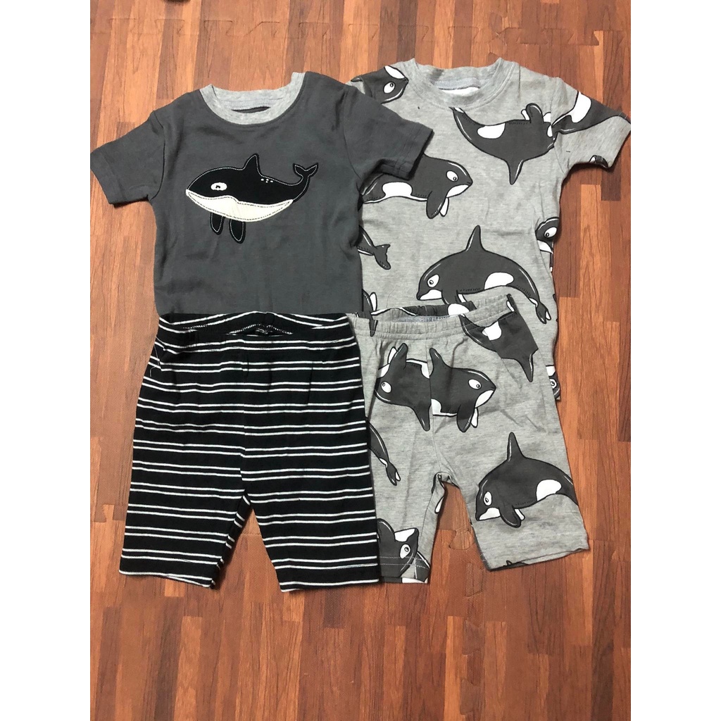 Bộ Đồ Cộc Tay Carter’s Cho Bé - Chất Cotton 100% Mềm Mịn, Thấm Hút Mồ Hôi Tốt
