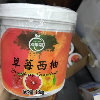 Mứt cam đào dâu tây