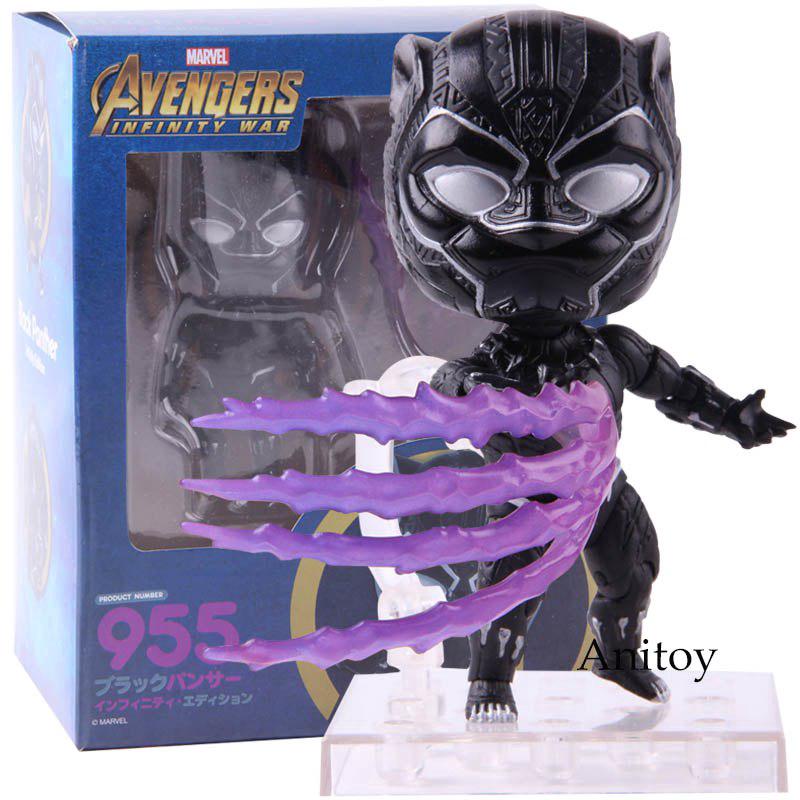 Tượng mô hình nhân vật Black Panther phong cách chibi