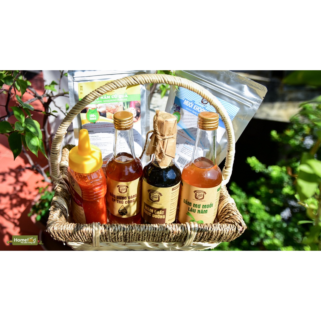 Dấm mơ muối lá tía tô HOMEFOOD 300ml - Date: 12/2023 - Shanti