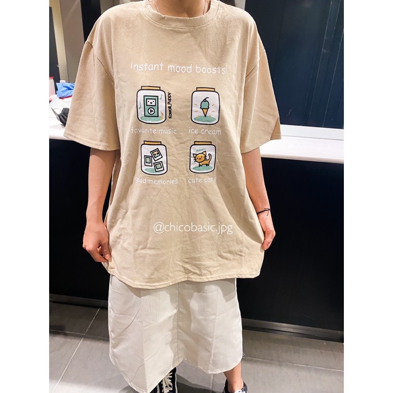 [ẢNH THẬT 100%] Áo phông hình cute oversize chất đẹp 2 màu from rộng tay lỡ 100% cotton co dãn 4 chiều