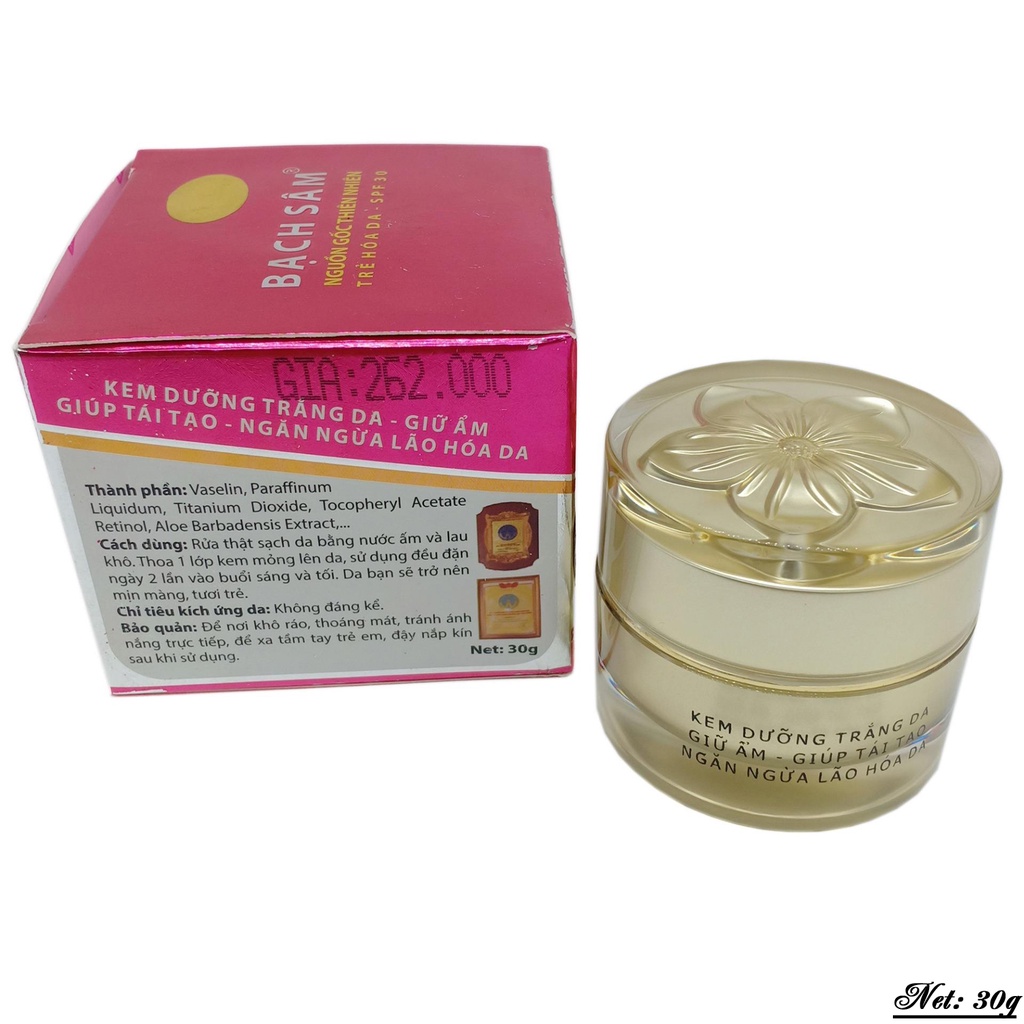 Kem dưỡng trắng da, giữ ẩm, tái tạo, chống lão hóa Bạch Sâm K-9