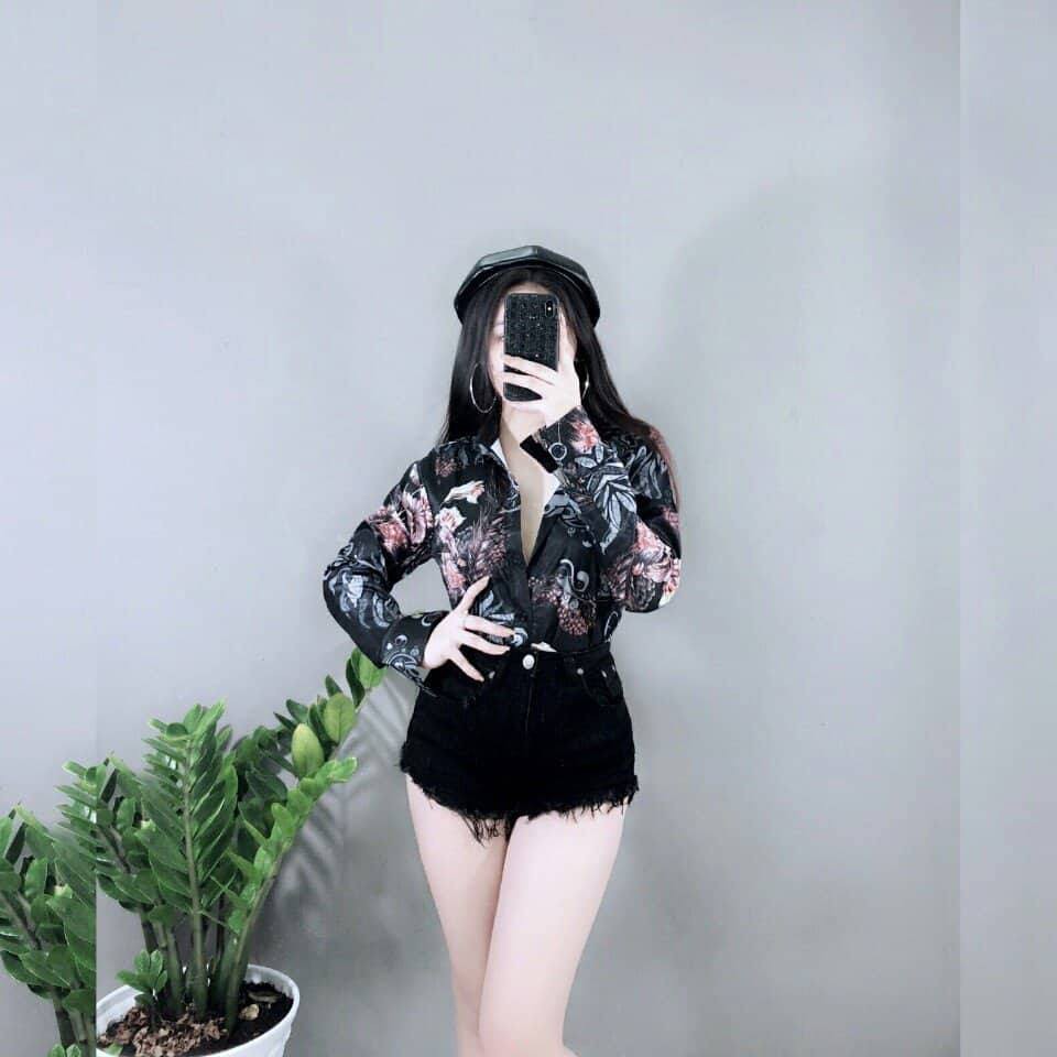Áo sơ mi nam nữ lụa in 3D