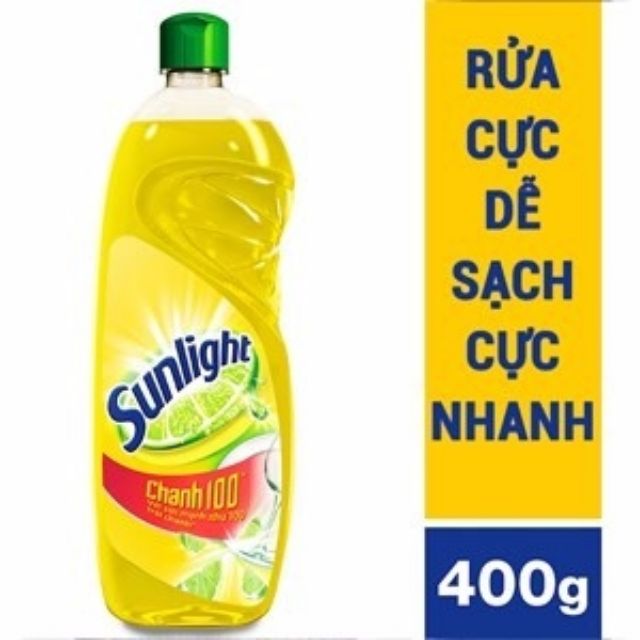 Nước rửa chén Sunlight Chanh 100 chai 400g