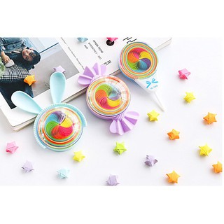 Hộp 54 giấy gấp hình ngôi sao kiểu dáng xinh xắn