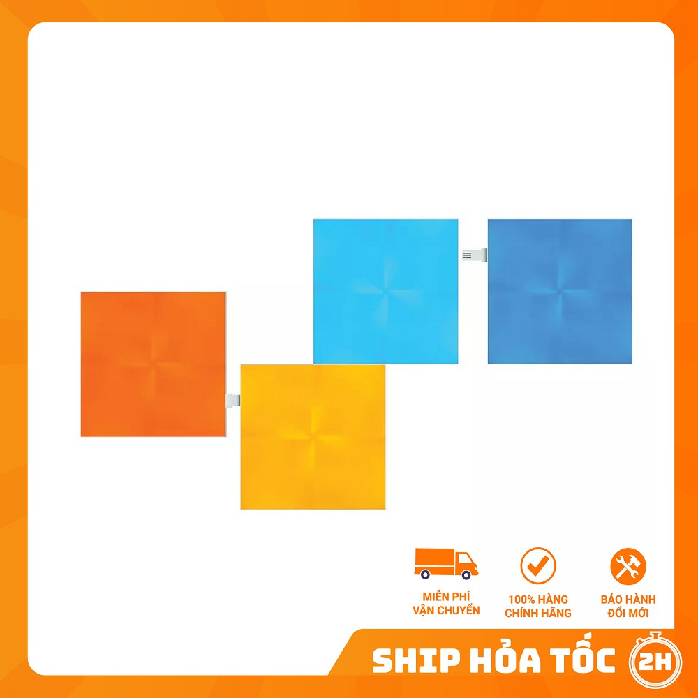 Nanoleaf Shapes Canvas Extra Kit – Đèn mở rộng hình vuông 4 miếng