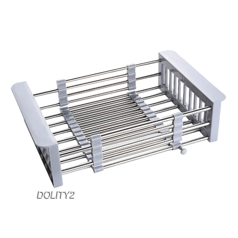 Giá để ráo nước trái cây rau củ quả bằng thép không gỉ điều chỉnh được