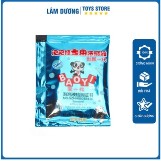 Nước pha bong bóng xà phòng 💝 Combo 5 Túi/Gói xà phòng súng bắn bong bóng/que thổi/cá heo