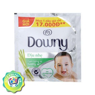 Nước xả vải Downy Làn Gió Mát (10 gói)