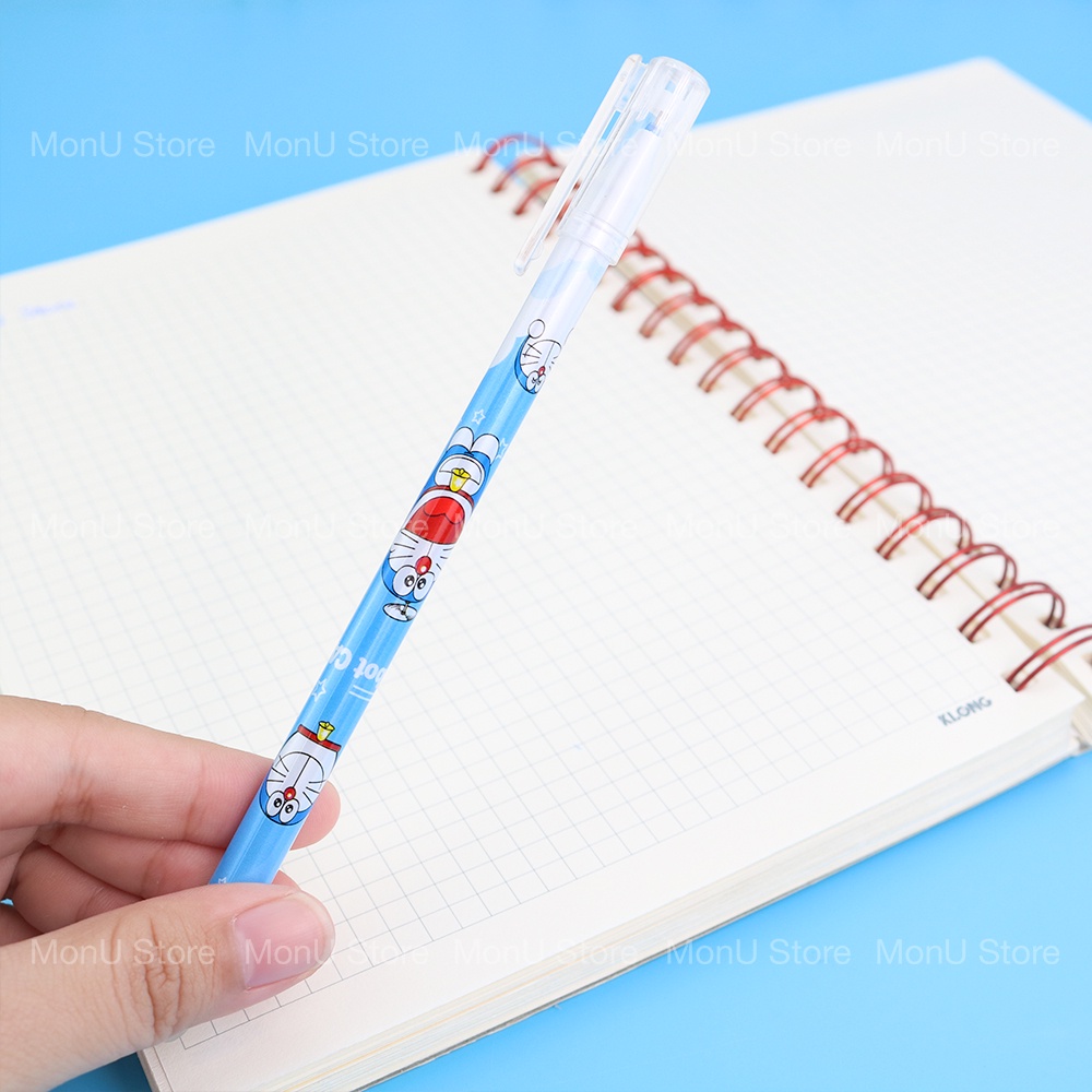 Bút bi nước, bút gel mực xanh có thể xóa được DORAEMON DOREMON dễ thương cute MON0419 TooYoo