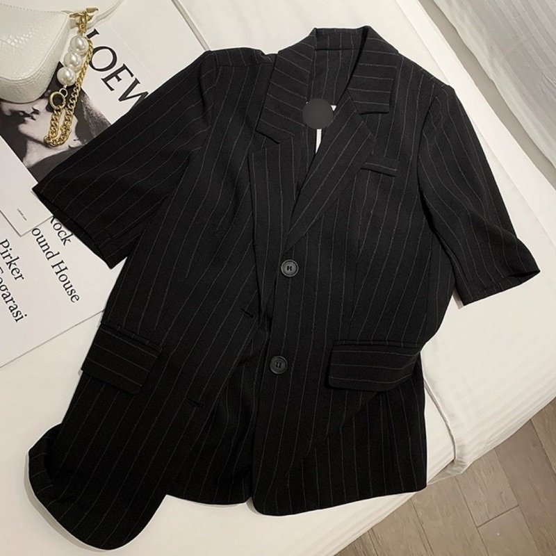 Áo vest blazer kẻ 2 màu