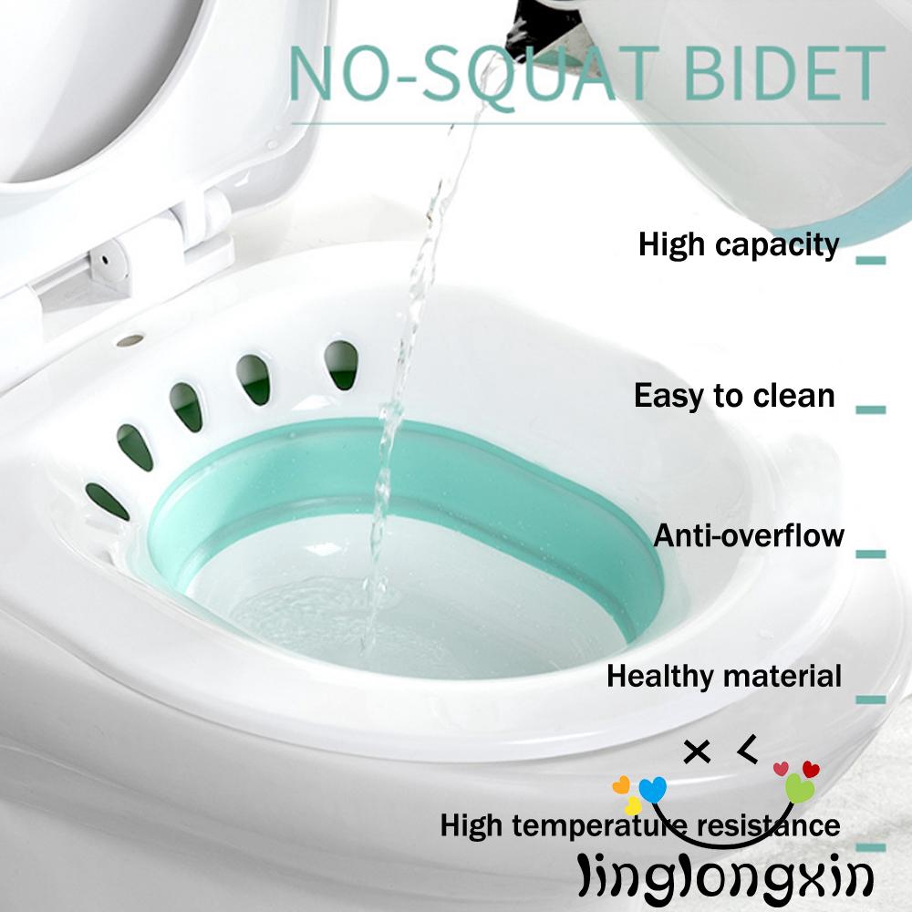 Chậu rửa nhỏ gọn đặt trong bồn cầu thích hợp cho phụ nữ đang mang thai và người bị bệnh trĩ