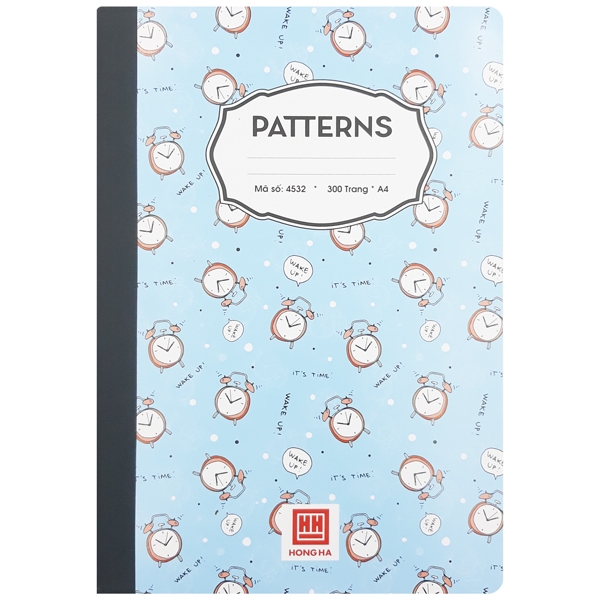 Sổ Patterns A4 - 300 Trang - Hồng Hà 4532 - Màu Xanh Da Trời