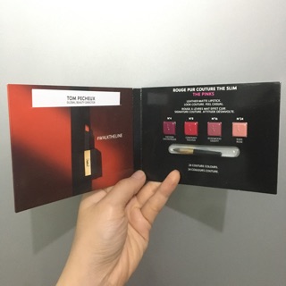 Sample - son YSL Rouge Pur Couture the Slim THE PINKS  gồm 4 màu - USA