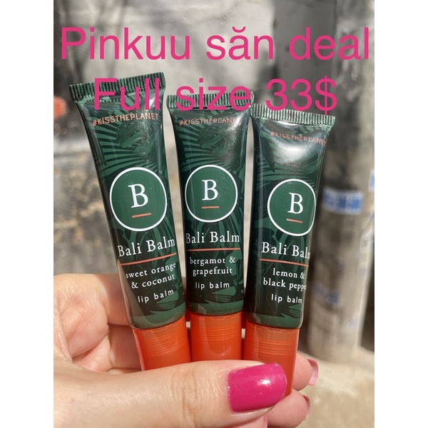 Son dưỡng Bali Balm cam ngọt và dừa 33$ boxycharm