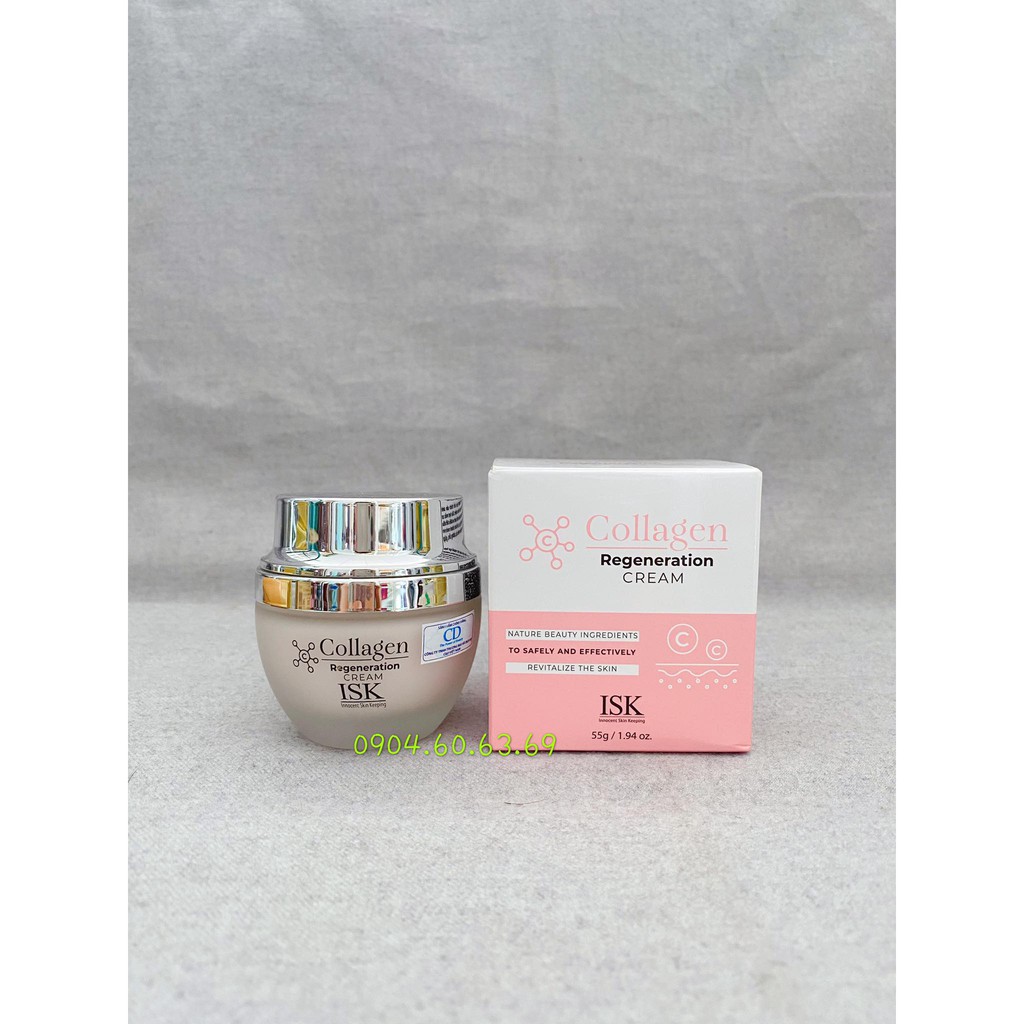 Kem Dưỡng Da Săn Chắc Làm Trắng Da Collagen ISK HÀN QUỐC 55g