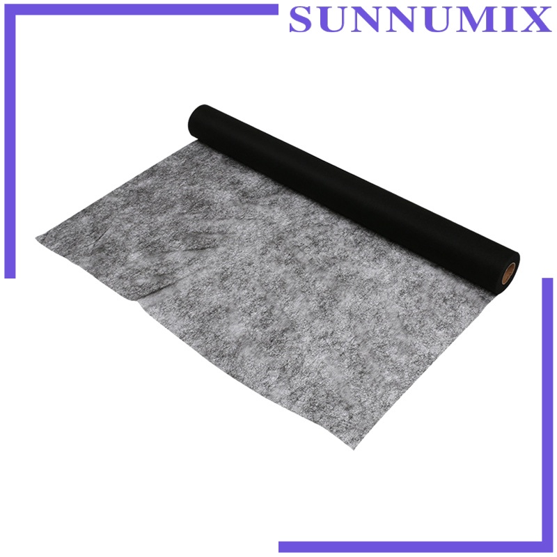 [SUNNIMIX]Double Sided Fusible Non-Woven Interfacing Iron-on Adhesive Lightweight Interfacing Fabric for DIY Craft Making, 44 x 78.74 Inch