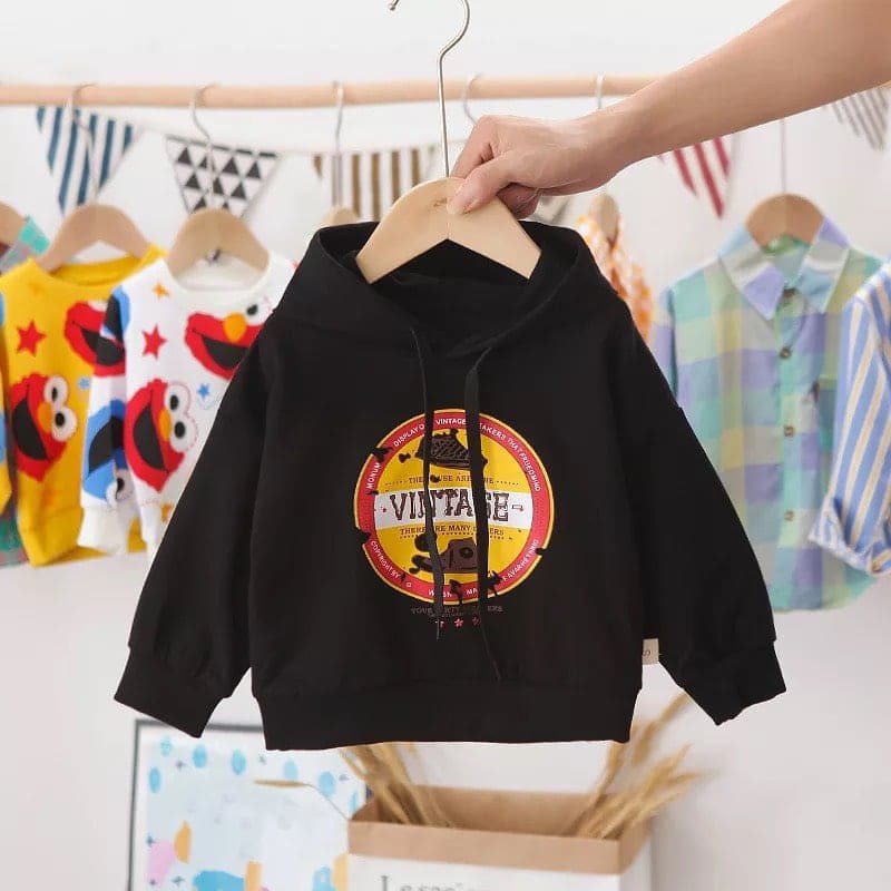 [ Xả Hàng ] Áo Hoodie Nỉ Da Cá Đáng Yêu Dành Cho Bé Trai Bé Gái Từ 10-18Kg KIDS21013