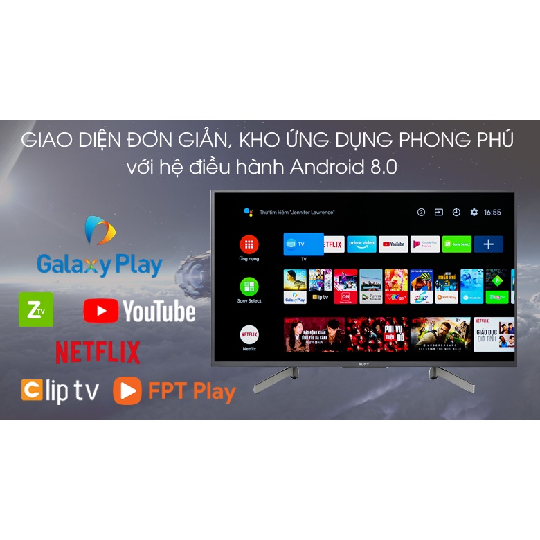 Android Tivi Sony 4K 43inch KD-43X8000G | BigBuy360 - bigbuy360.vn
