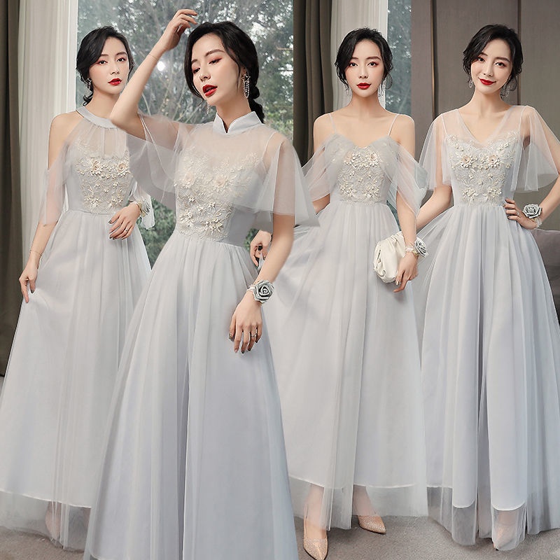 Đầm phù dâu dáng ôm đơn giản thời trang