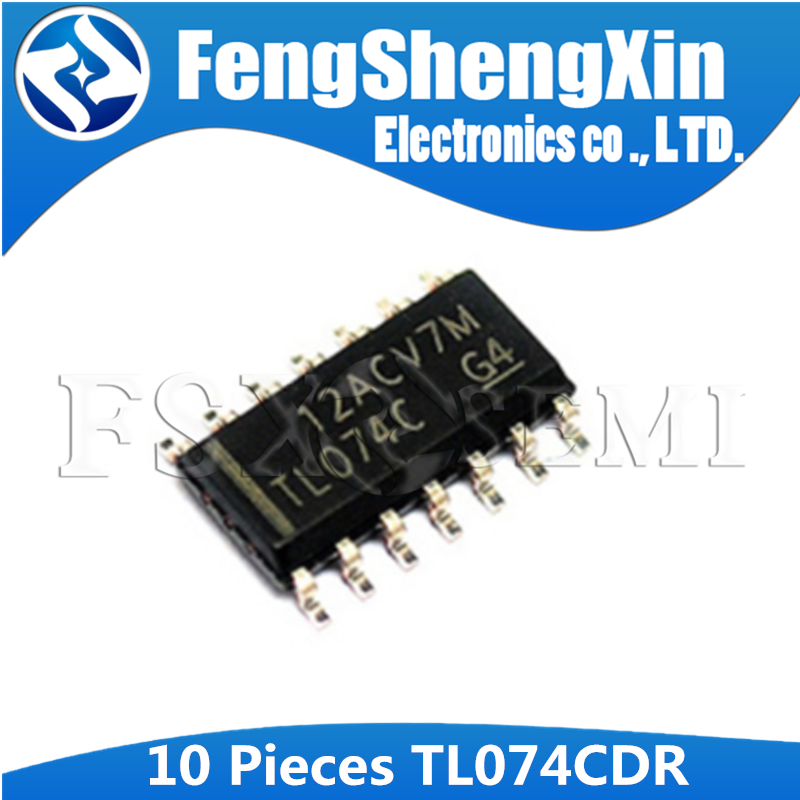 Set 10 Linh Kiện Điện Tử Tl074Cdt Sop14 Tl074 Sop Tl074C Smd 074c Tl074Cdr Sop-14