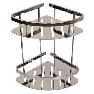 Kệ góc inox 2 tầng