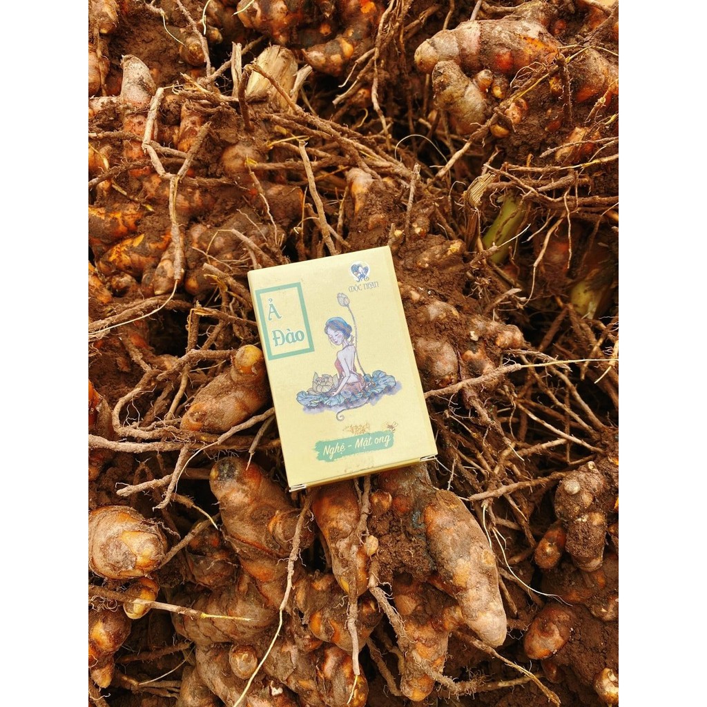 xà bông nghệ, xà bông mướp đắng mộc nhan Natural tặng kèm túi lưới | BigBuy360 - bigbuy360.vn