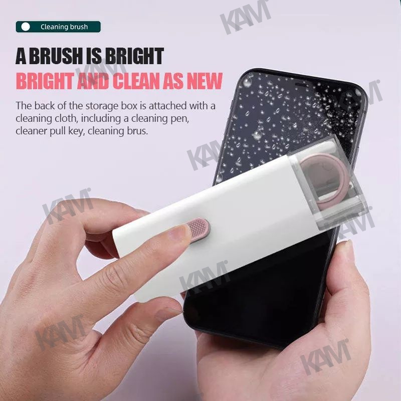 Bộ Dụng Cụ Vệ Sinh Bàn Phím Máy Tính / Màn Hình 7 Trong 1 Tiện Dụng
