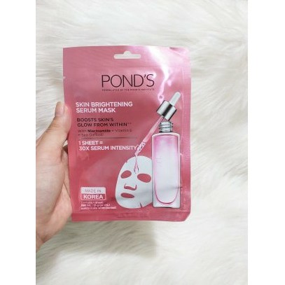 Mặt nạ Pond's tinh chất sáng da Skin Brightening Serum Mask 21ml | Thế Giới Skin Care