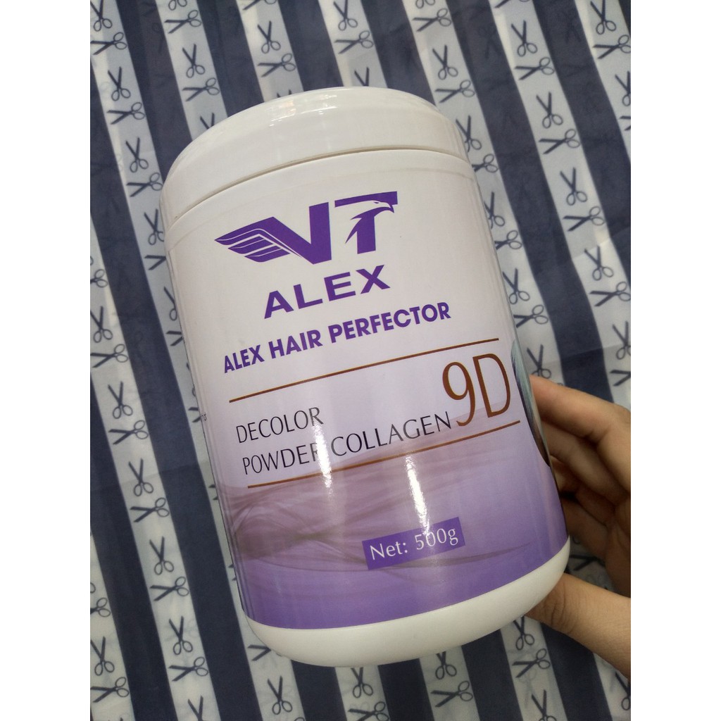 BỘT TẨY TÓC MÀU TRẮNG NẦNG TONE LEVEL 8 9D ALEX 500G